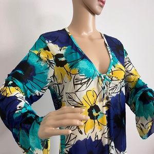 Be Creative Women’s Floral-Print Cover-Up Dress